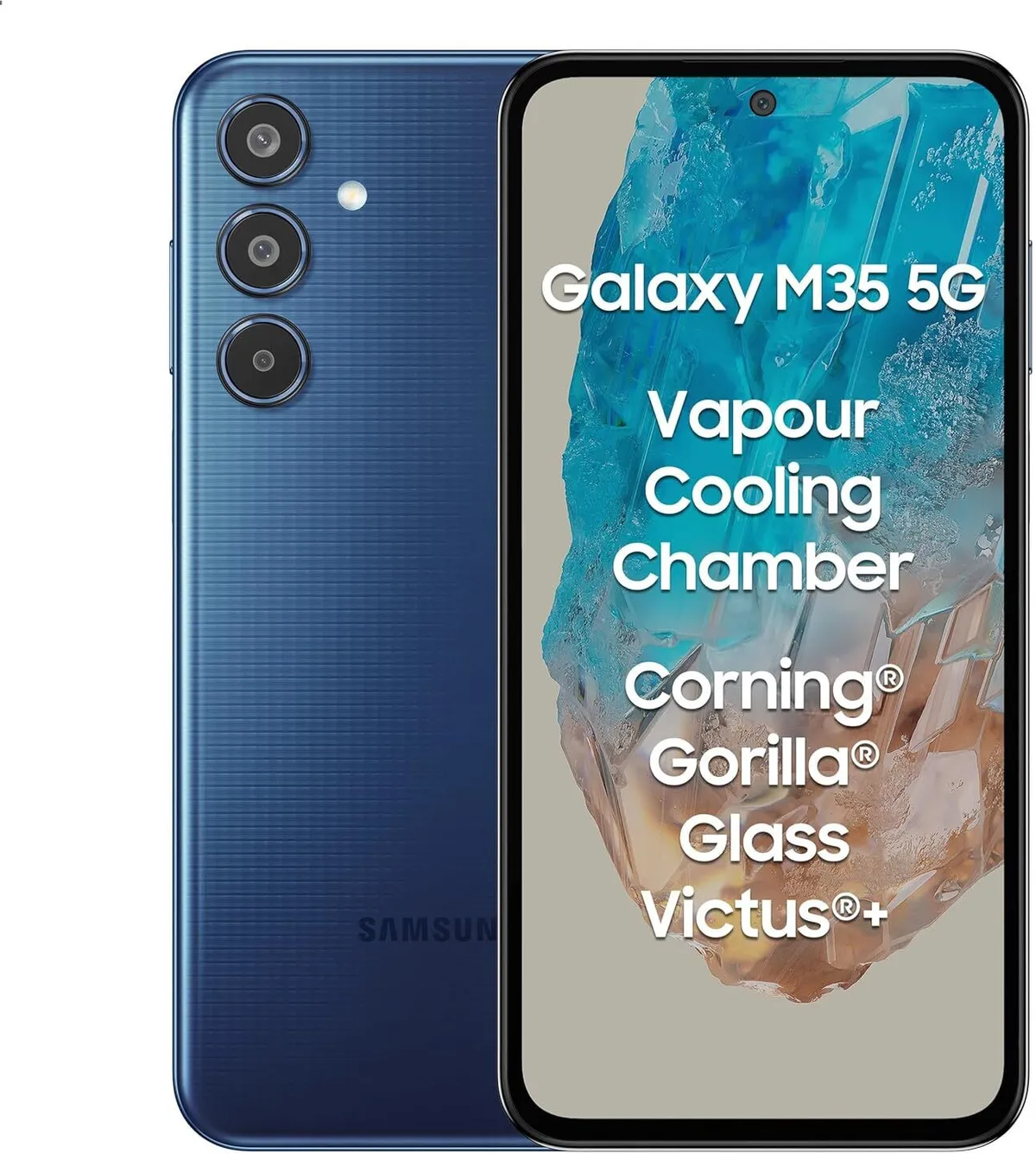 Samsung M35 5G (Moonlight Blue, 6GB + 128 GB)